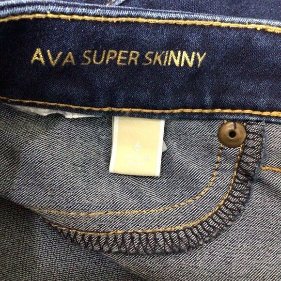 MICHAEL Kors Ava super skinny jeans mid rise medium waist skinny bodycon size 6 - Picture 5 of 11